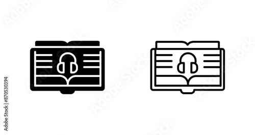 Audio Book Vector Icon
