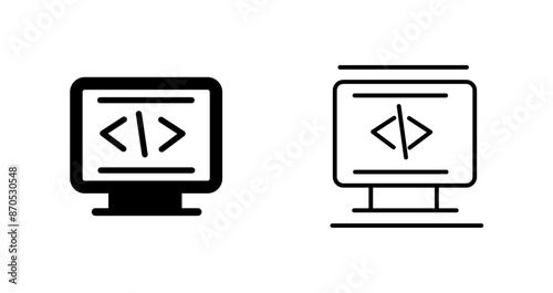 Coding Vector Icon
