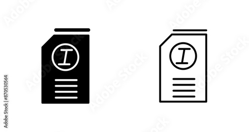 Italic Vector Icon
