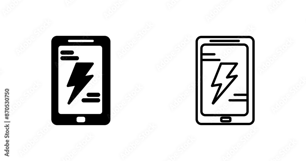 Lightning Vector Icon Lightning Vector Icon