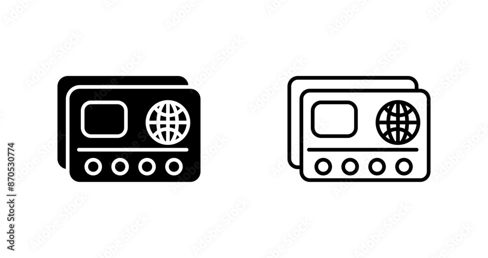Credit Card Vector Icon Credit Card Vector Icon