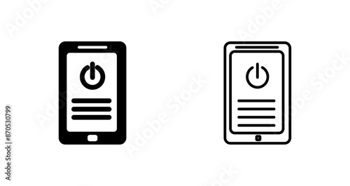 Shutdown Button Vector Icon