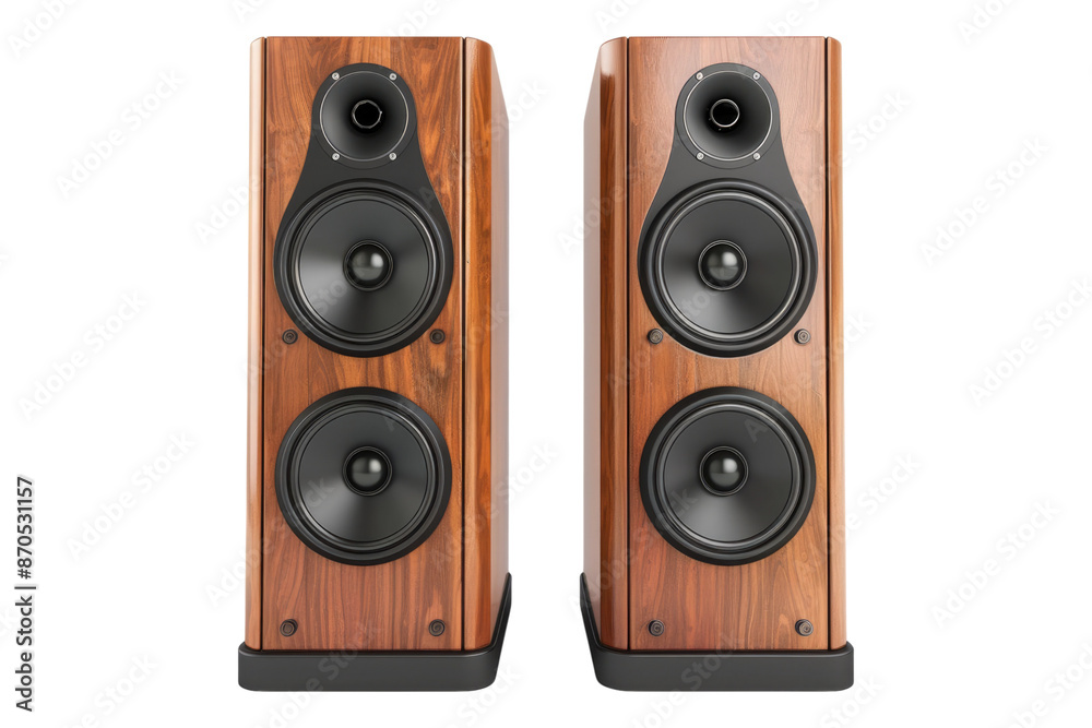 Speakers isolated on transparent background Speakers isolated on transparent background