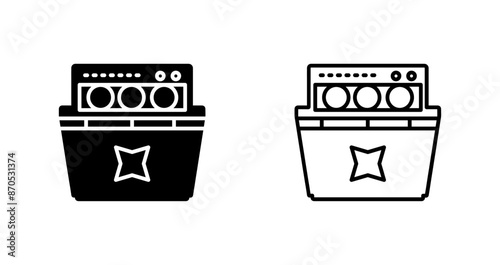 Dishwasher Vector Icon