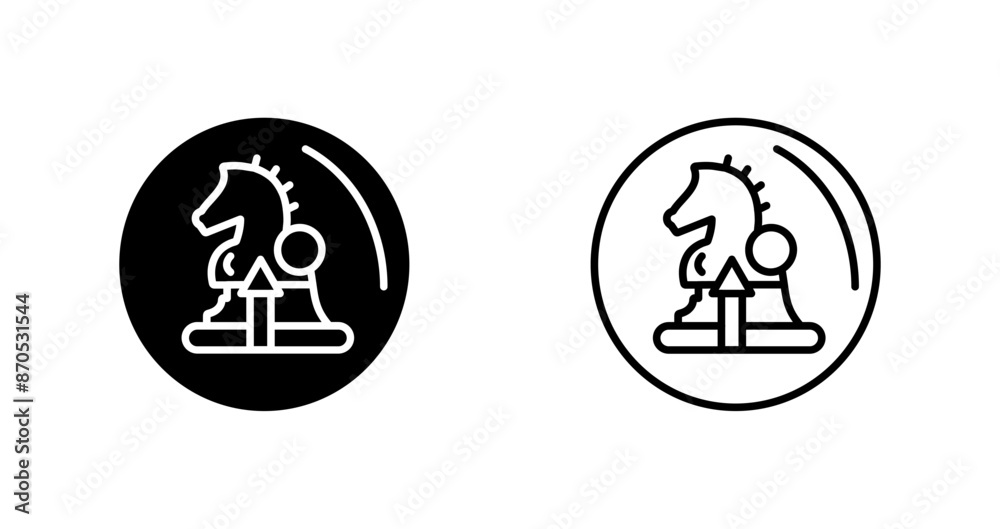 Strategy Vector Icon Strategy Vector Icon