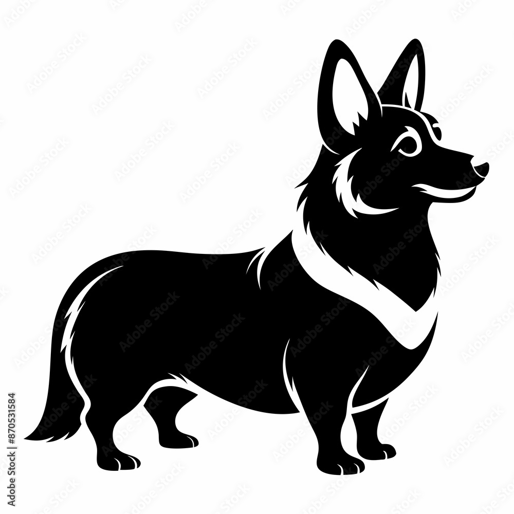 Fototapeta premium corgi dog ,puppy dog,Dog vector
