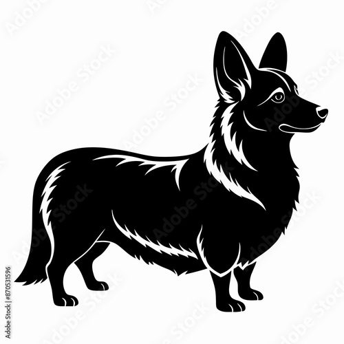 corgi dog ,puppy dog,Dog vector  © Vector Art