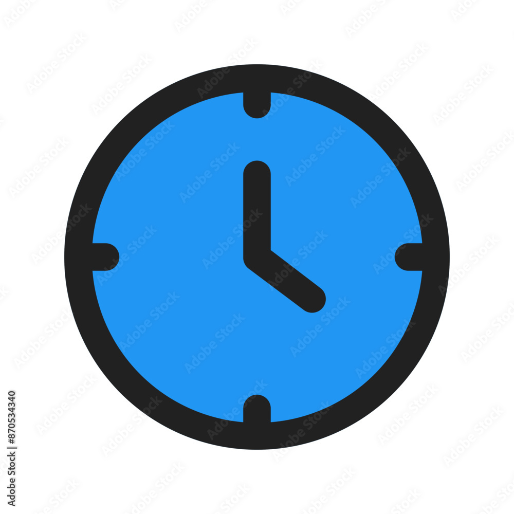 clock line color icon