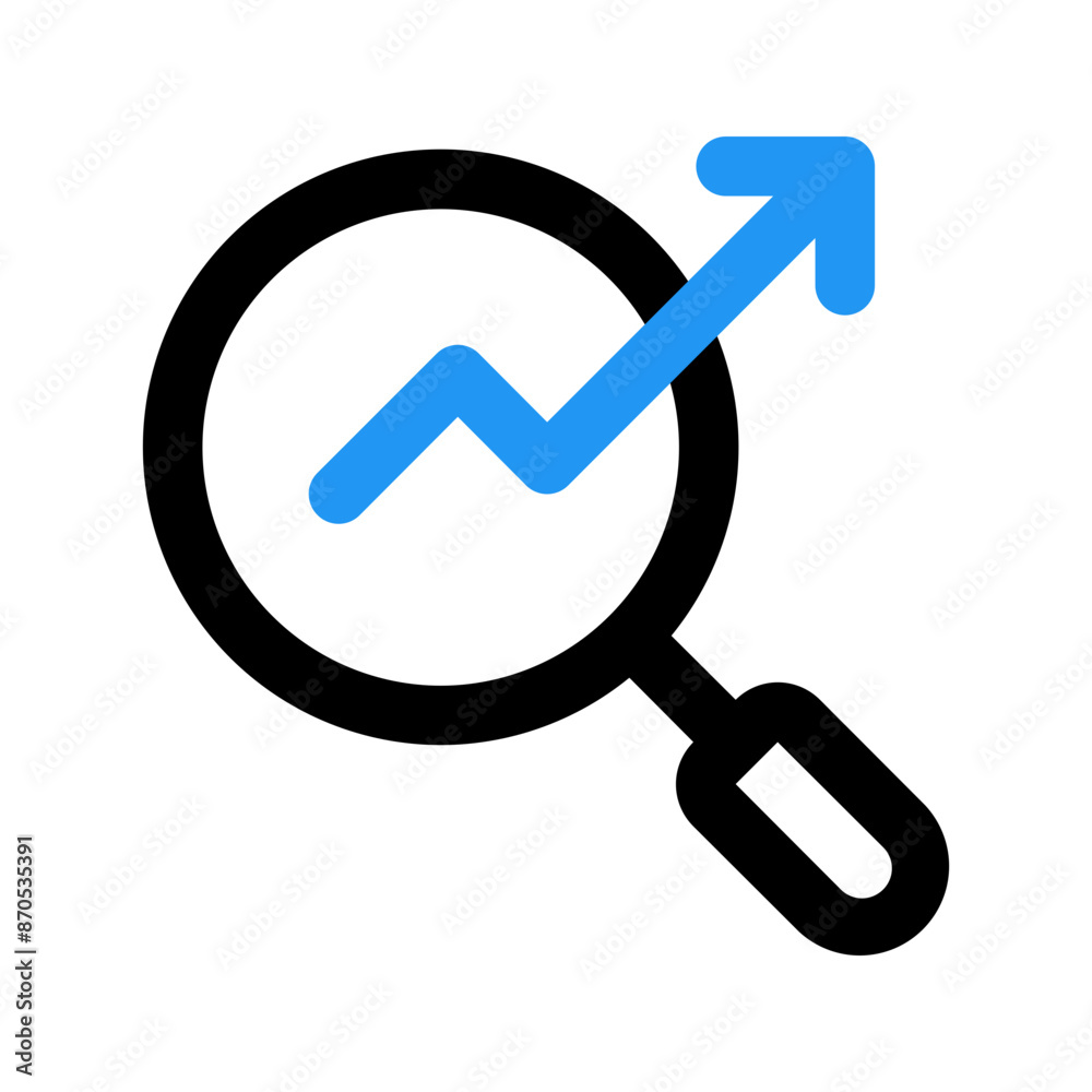 data analysis line color icon data analysis line color icon