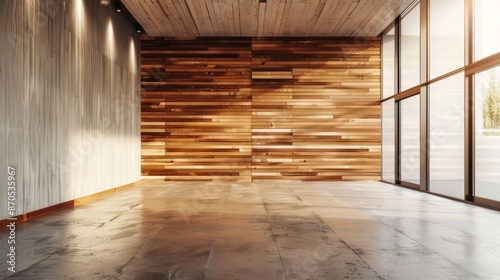 Design space of wooden wall -