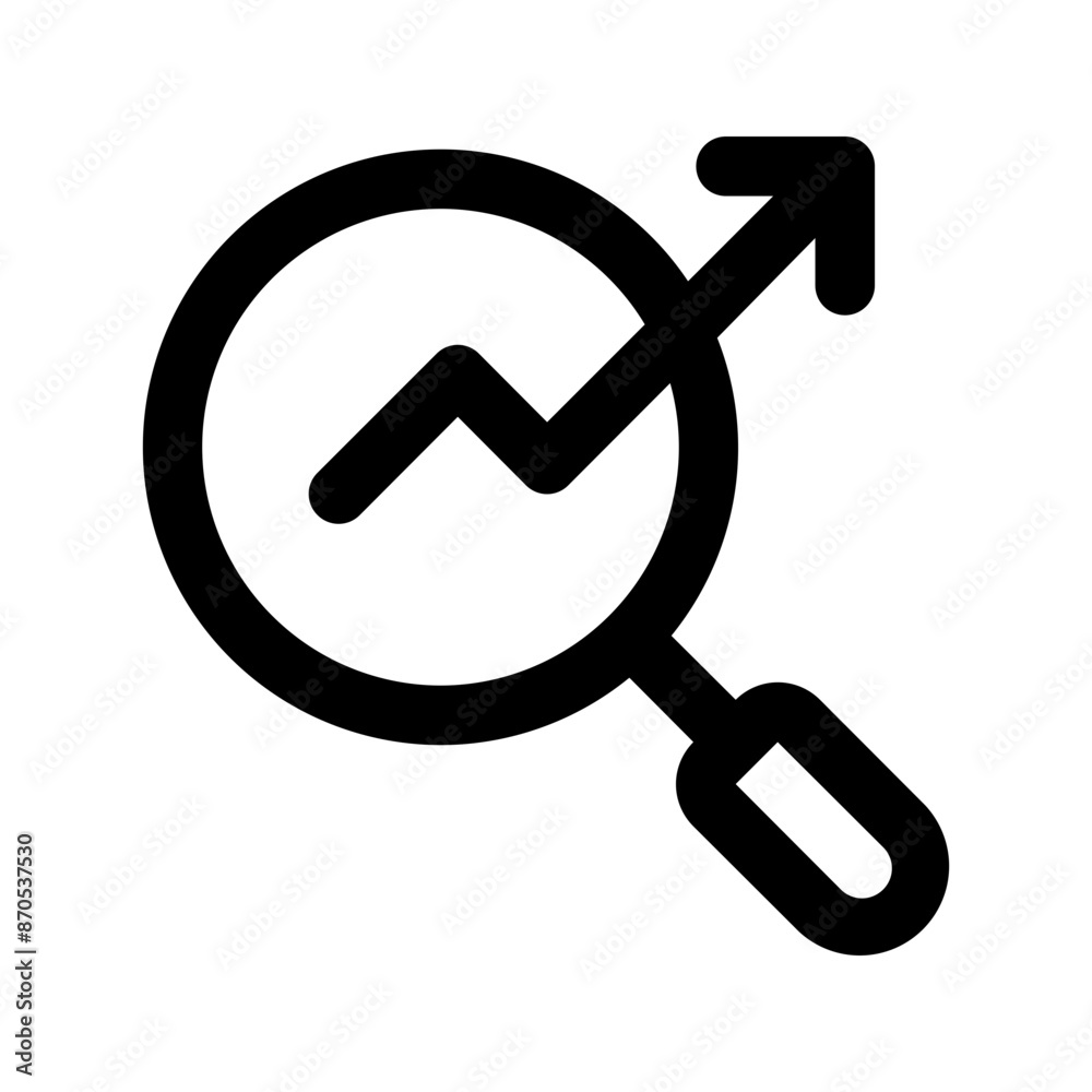 data analysis line icon data analysis line icon
