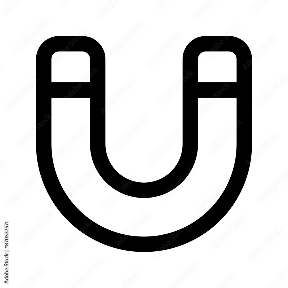 magnet line icon magnet line icon