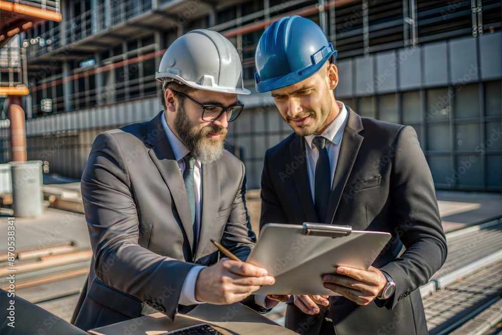 Professional Engineer Discussing Project with Colleague
Professional Engineer Discussing Project with Colleague