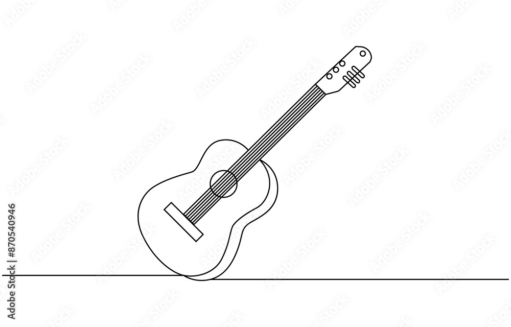 Continuous one line drawing of a guitar, Guitar one line art. Continuous line drawing of musical, equipment, song, guitar, electric, melody, rock, volume, chord, bass, acoustic with an inscription, Continuous one line drawing of a guitar, Guitar one line art. Continuous line drawing of musical, equipment, song, guitar, electric, melody, rock, volume, chord, bass, acoustic with an inscription,