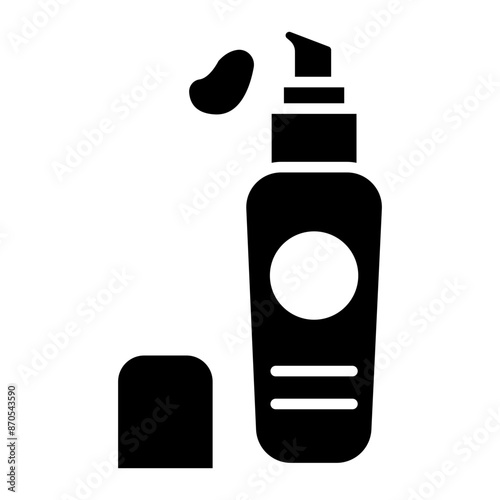 Foundation vector icon. Can be used for Skincare iconset.