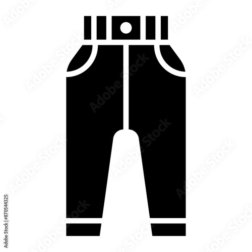 Sweatpants vector icon. Can be used for Comfort iconset.