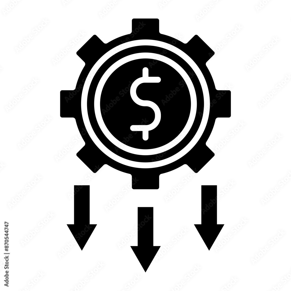 Low Startup Cost vector icon. Can be used for Home Based Business iconset. Low Startup Cost vector icon. Can be used for Home Based Business iconset.