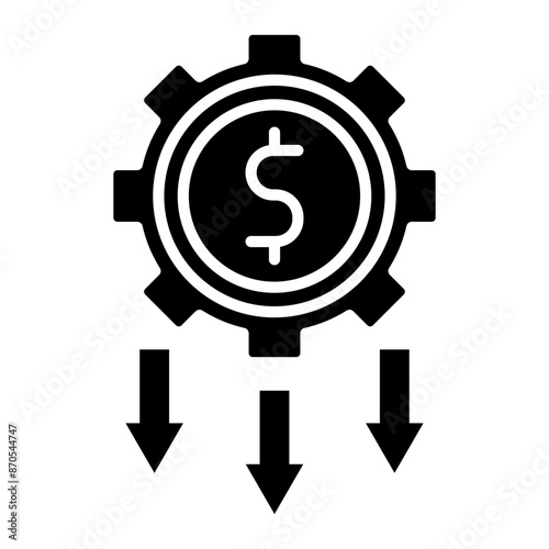Low Startup Cost vector icon. Can be used for Home Based Business iconset.