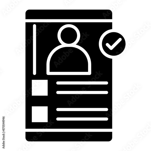 Task Organization App vector icon. Can be used for Home Based Business iconset.