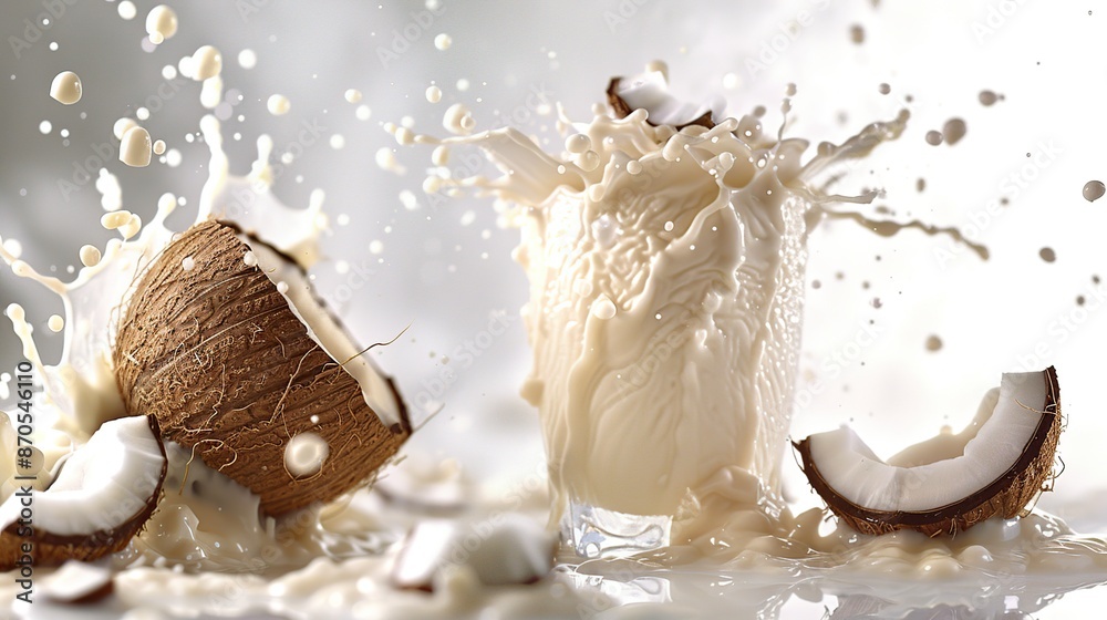Coconut Milk Splash Coconut Milk Splash