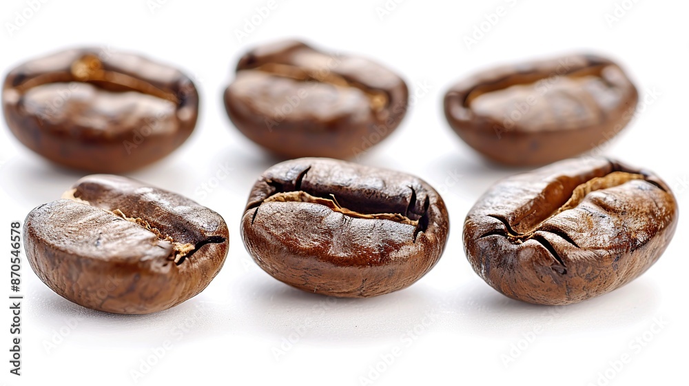 Roasted Coffee Beans Close-up Roasted Coffee Beans Close-up