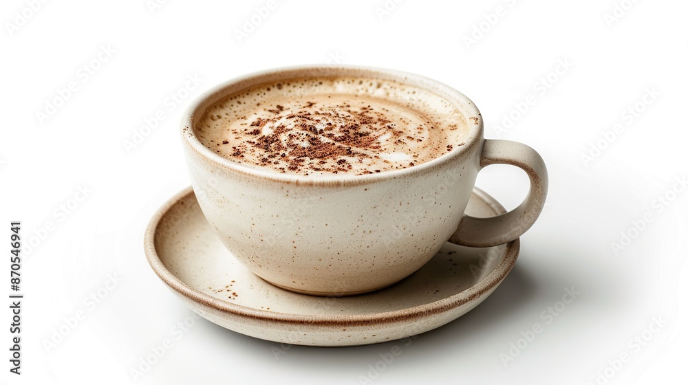 A Cup of Coffee with Cocoa Powder A Cup of Coffee with Cocoa Powder