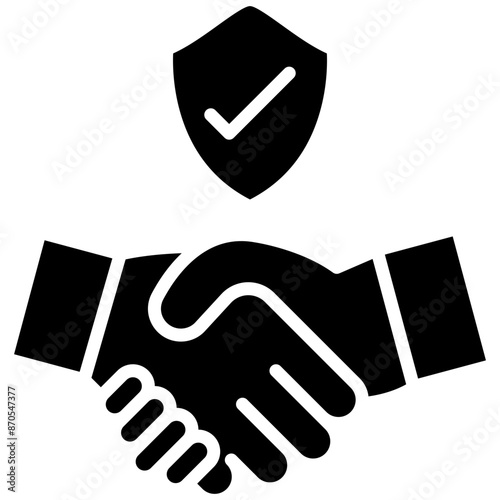 Trustworthiness vector icon. Can be used for Personality Traits iconset.