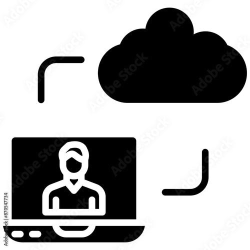 Network Data Backup vector icon. Can be used for Networking iconset.