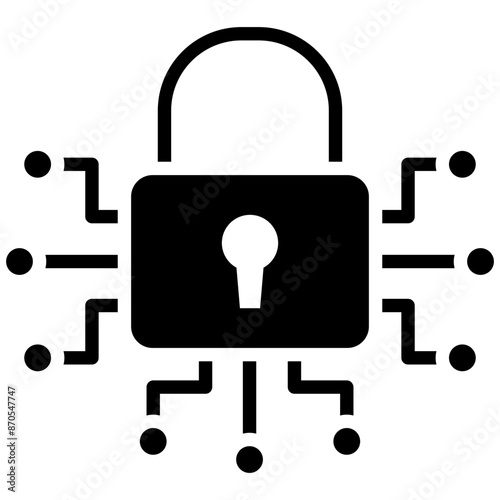 Network Encryption vector icon. Can be used for Networking iconset.