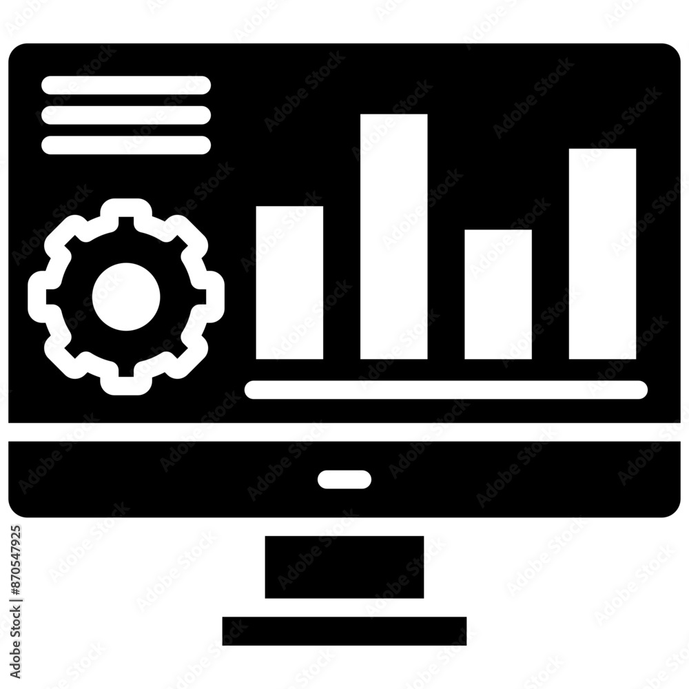 Business Intelligence vector icon. Can be used for Business Analytics iconset. Business Intelligence vector icon. Can be used for Business Analytics iconset.