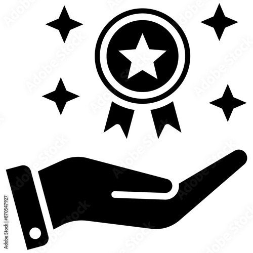 Brand Reputation vector icon. Can be used for Business Analytics iconset.