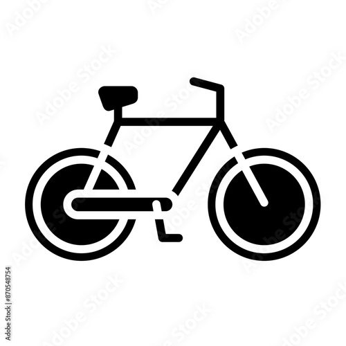 Bicycle vector icon. Can be used for Earth Day iconset.