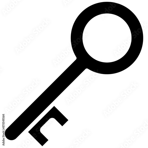 Key vector icon. Can be used for Hajj Pilgrimage iconset.