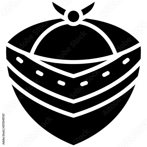 Bandana vector icon. Can be used for Festa Junina iconset.