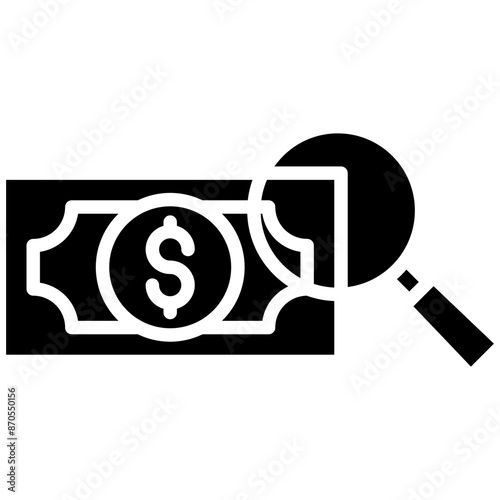 Counterfeit Bills vector icon. Can be used for Corruption iconset.