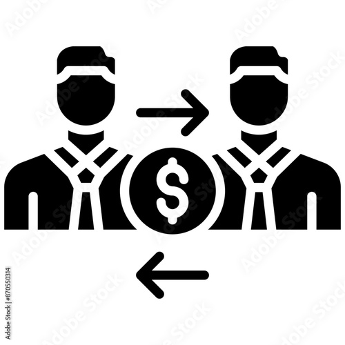 Pay-to-Play Scheme vector icon. Can be used for Corruption iconset.