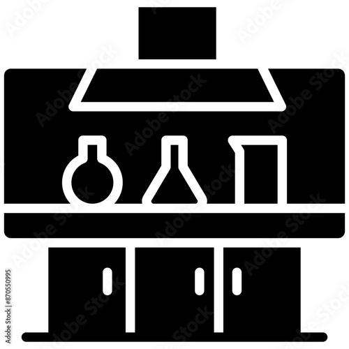 Fume Hood vector icon. Can be used for Lab iconset.