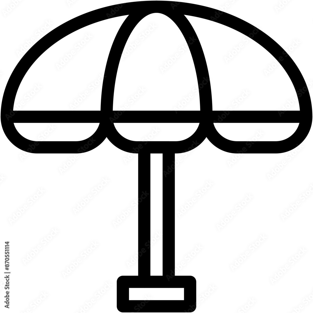 Vector Icon Umbrella, Rain, Protection, Rainy, Weather Vector Icon Umbrella, Rain, Protection, Rainy, Weather