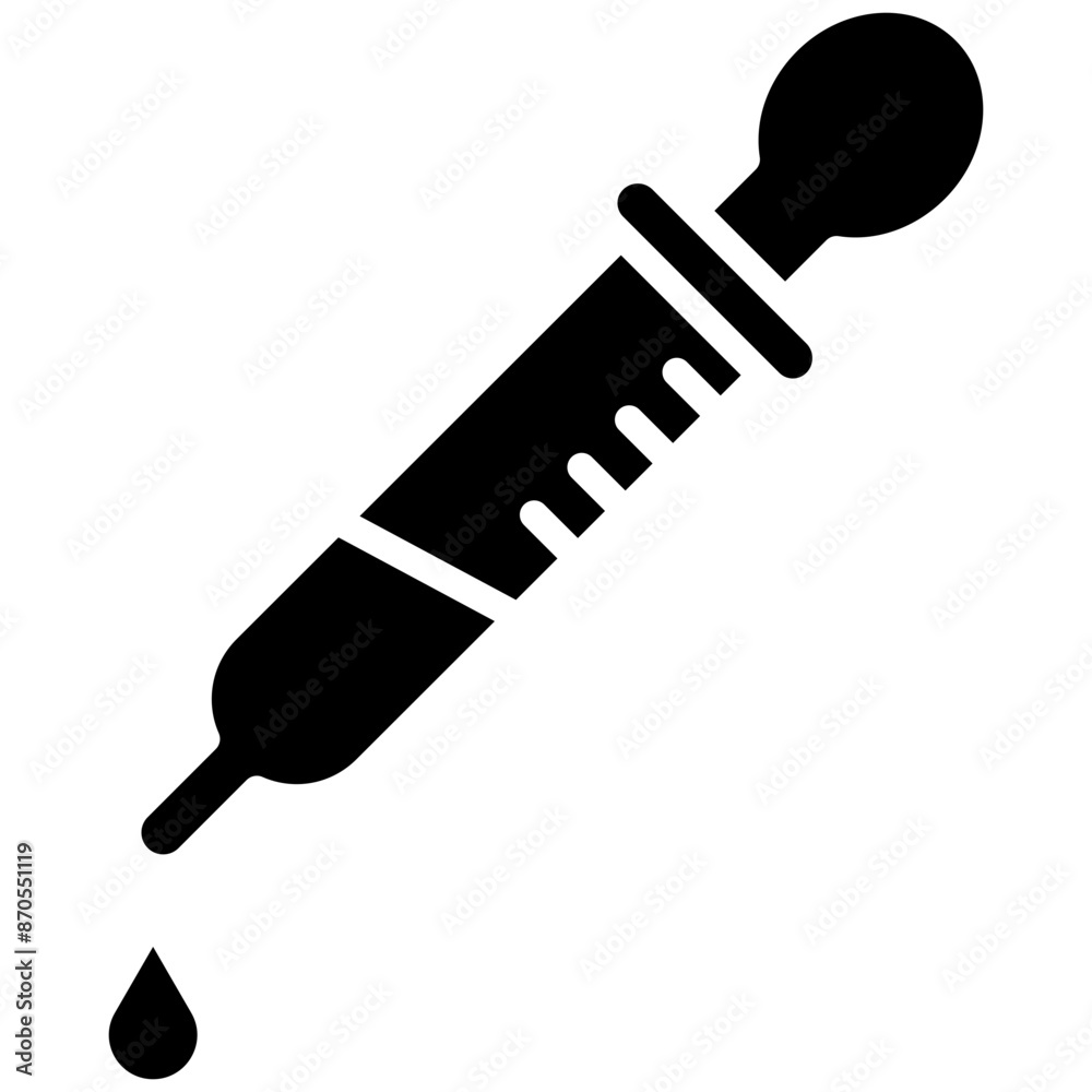 Pipette vector icon. Can be used for Lab iconset. Pipette vector icon. Can be used for Lab iconset.