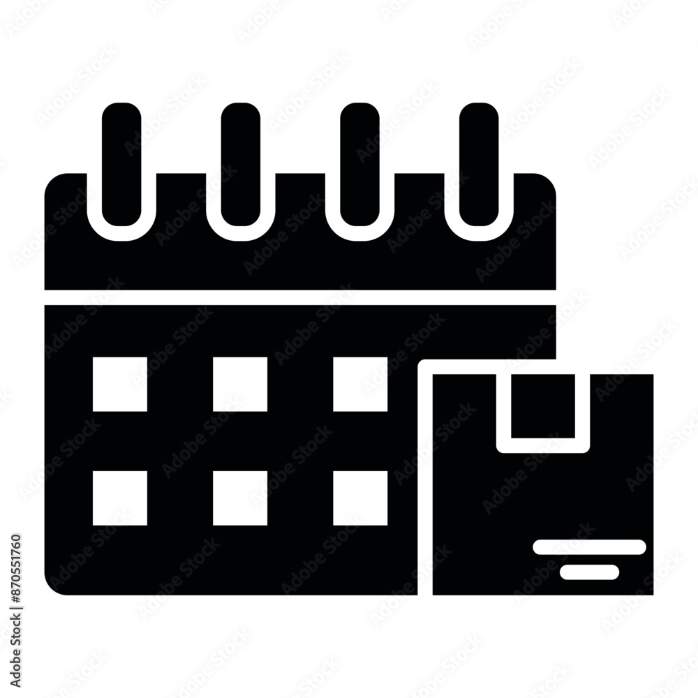 Delivery Date vector icon. Can be used for Warehouse iconset. Delivery Date vector icon. Can be used for Warehouse iconset.