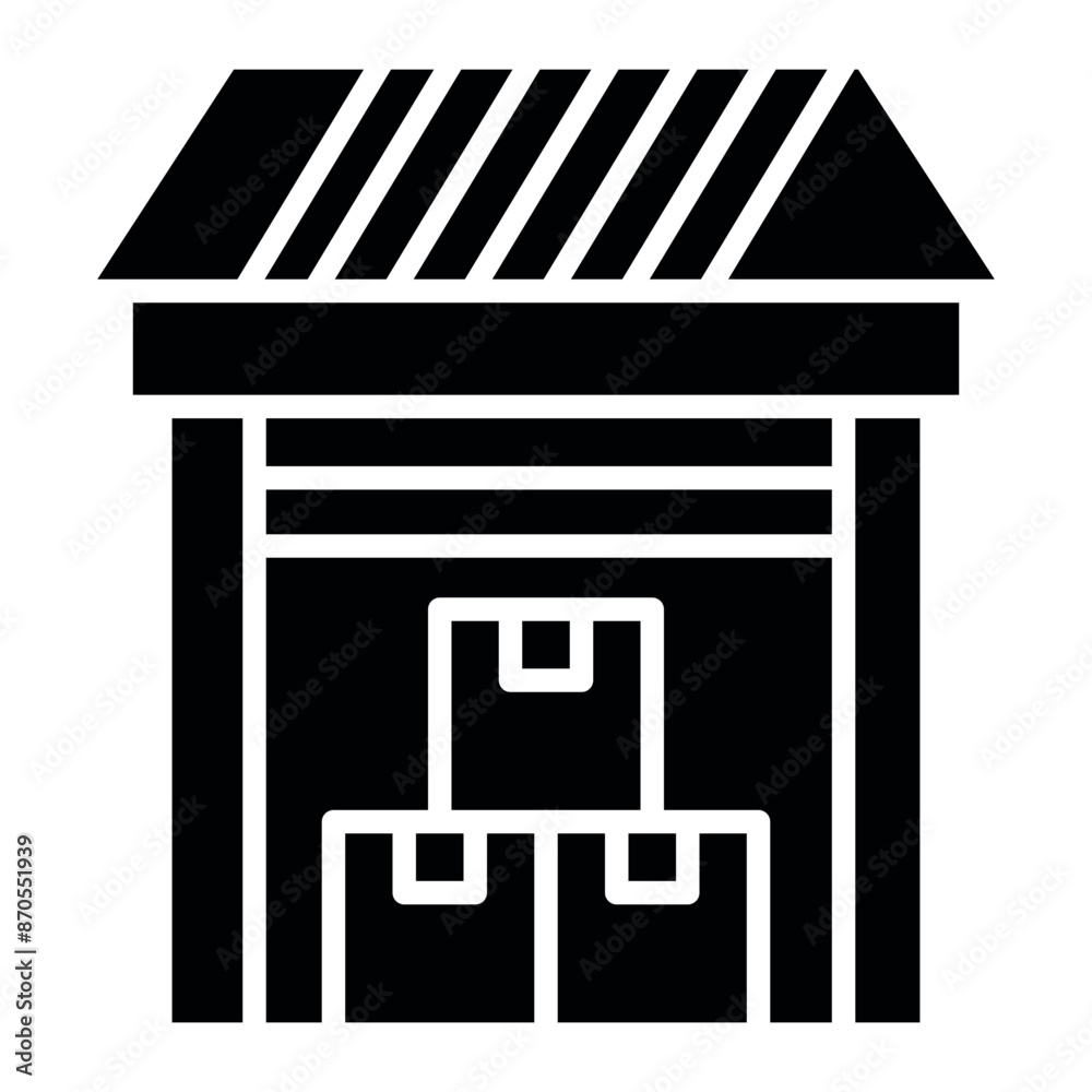 Warehouse vector icon. Can be used for Warehouse iconset. Warehouse vector icon. Can be used for Warehouse iconset.