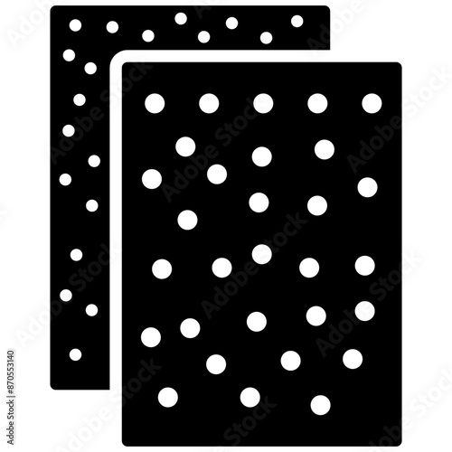 Sand Paper vector icon. Can be used for Shoemaker iconset.