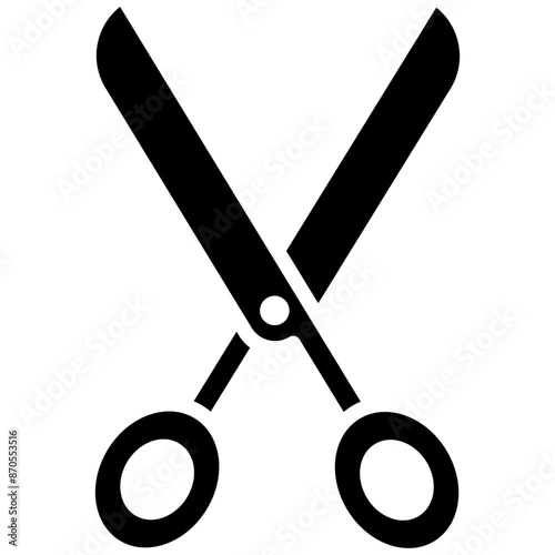 Scissor vector icon. Can be used for Art and Craft Supplies iconset.