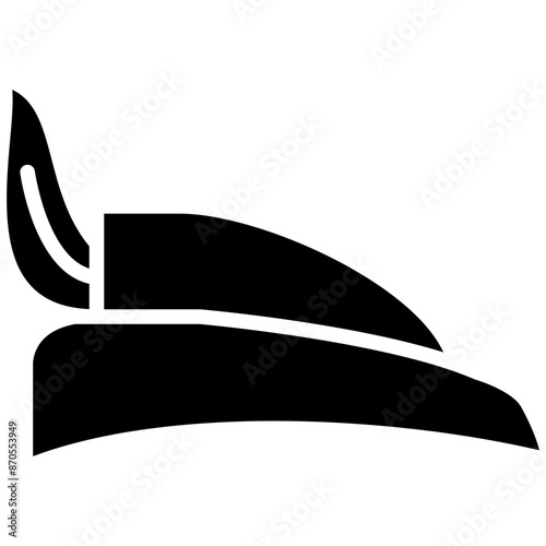 Hat vector icon. Can be used for Archery iconset.