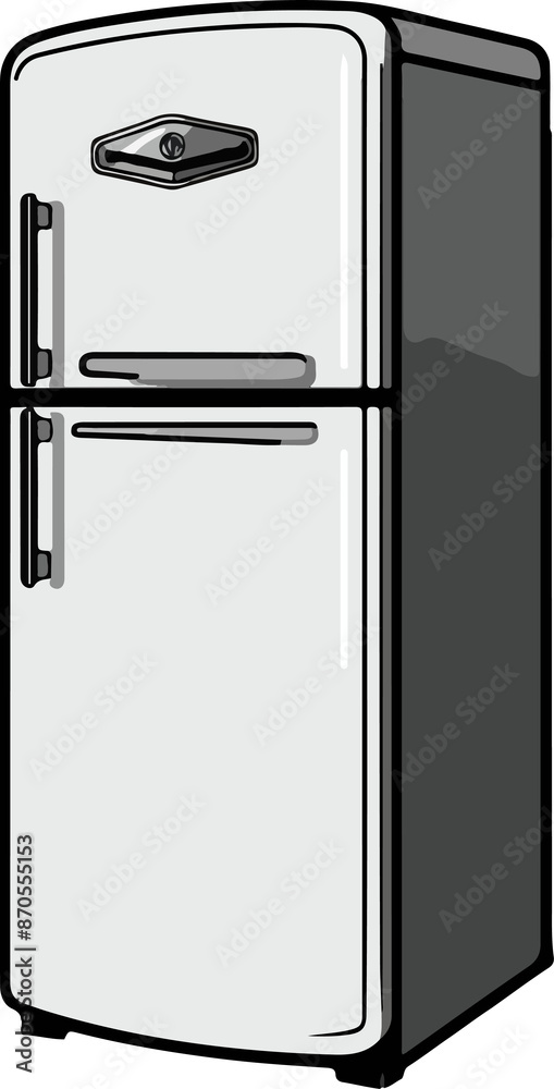 fridge illustration isolated on transparent background.
fridge illustration isolated on transparent background.