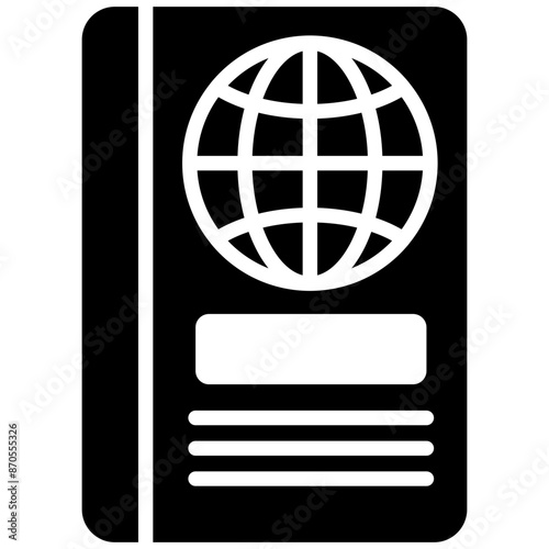 Passport vector icon. Can be used for Beach Resort iconset.