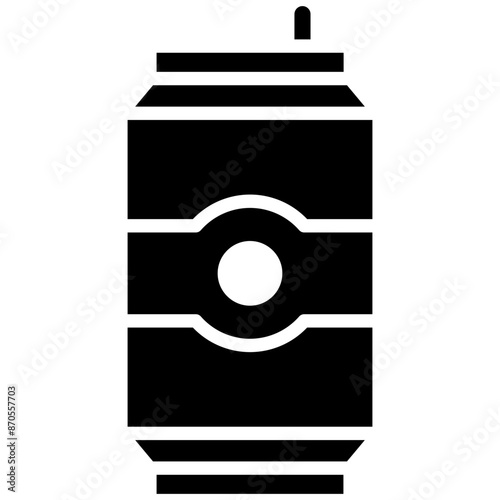 Cola Can vector icon. Can be used for Beverages iconset.