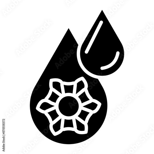 Aroma vector icon. Can be used for Spa iconset.