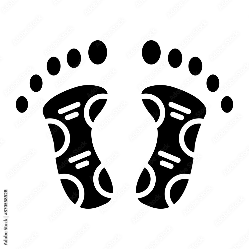 Reflexology vector icon. Can be used for Spa iconset. Reflexology vector icon. Can be used for Spa iconset.