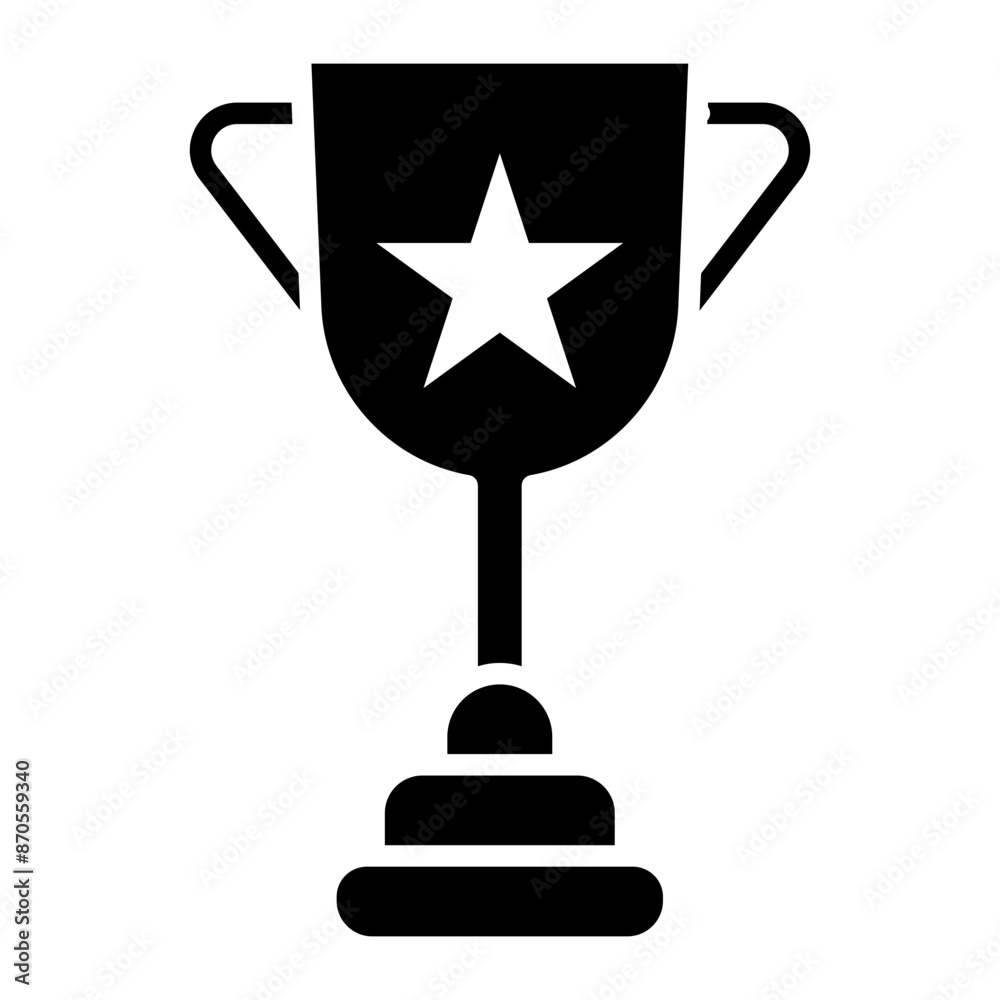 Trophy vector icon. Can be used for Business and Finance iconset. Trophy vector icon. Can be used for Business and Finance iconset.